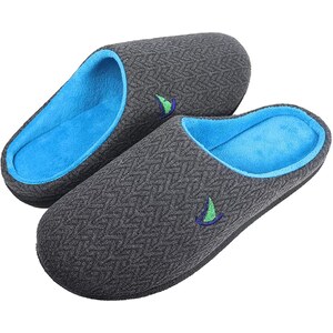 Isotoner Pantofole Pantofole da uomo ultra comode in memory foam, senza