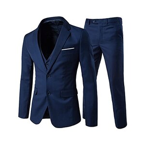 Completo Elegante Bambino 5 Pezzi - Giacca, Gilet, Pantaloni, Camicia E Papillon - Foto 9