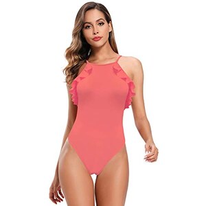 CUPSHE Costume Da Bagno Premaman - Monopezzo Con Scollo A V E - 9