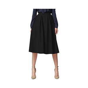 Gonna Midi In Cotone Donna - Vita Elastica, Pieghettata, Con Tasche, Taglie S-XXL, Stile Vintage - Foto 10