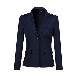 Giacca Jeans Donna Con Bottoni, Cotone Denim Morbido Con Tasche, Giacca A Righe Cucite, Quattro Stagioni, Taglie S-2XL