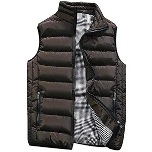 Gilet Imbottito Uomo Taglie Forti – Leggero, Piumino Sintetico 100g, Trapuntato, Senza Maniche, Per Inverno, Lavoro E Tempo Libero