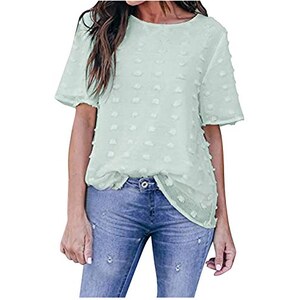Ninedaily Taglia Xl Camicetta Estiva Donna Ninedaily Con Zip Floreale - Maniche Corte Casual Top Maniche Corte Scollo V