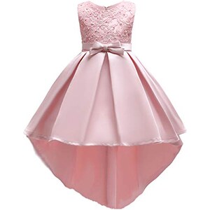 YiZYiF Vestito Biba Neonata Fiore Con Paillettes Nozze Festa Daigella - Foto 6