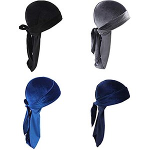 Bandana Uomo JEYORZY 2 Pezzi Bandana Da Uomo Con Teschio - Foto 9