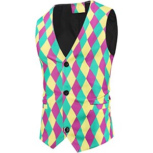 Gilet Elegante Uomo - Panciotto In Cotone Con Scollo A V | Formale E Casual Per Matrimoni E Lavoro - Foto 2