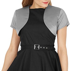Rswnyirn Bambini bolero ragazza festivo giacche in raso bolero con