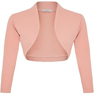 Bolero Donna Manica 3/4 - Giubbetto Elegante In Poliestere - Per Ufficio E Serate - Foto 8