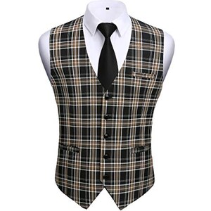 YOUTHUP Gilet Da Abito Da Uomo In Doppiopetto Slim Fit Elegante Panciotto Formale Da Cerimonia Marina Xxl 111730540