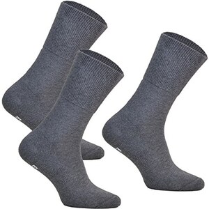 10 paia di calze alla caviglia comode per diabetici, unisex, larghe e