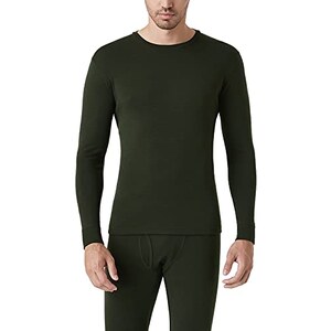 Pigiama Uomo LAPASA Pacco Da 2 O 1 Calzamaglie Termica Uomo Fodera In Pile Peso Medio/Pesante Pantaloni Termici Sportivi Strato Base Intima Leggings Caldi Bianco (Pacco Da 1) XXL Calzamaglia Termica Uomo - 9