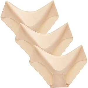 Mutande da donna in cotone, biancheria intima, slip natalizio