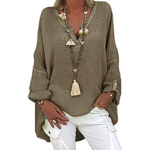 Camicetta da donna in pizzo boho, top corto a maniche lunghe