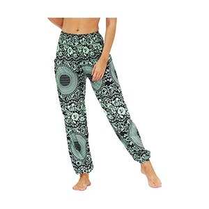 Pantaloni Harem Donna - Cavallo Basso, Vita Alta, Stile Bohemien Per Yoga E Tempo Libero - Foto 12
