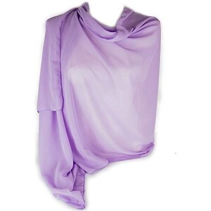 Sciarpa Donna Leggera 90x180 Cm - Seta Elegante Per Cerimonie | Foulard Multiuso - Foto 6