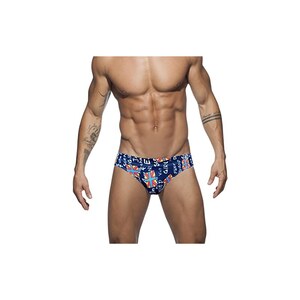 Costume Da Bagno Uomo AIEOE - Slip Con Imbottitura Rimovibile E Chiusura Lampo Laterale, Poliestere Ed Elastan - Foto 13