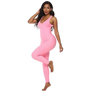 Tuta Intera Donna Vertvie Sportiva - Zip Up, Schiena Scoperta, Effetto Scrunch Butt - Foto 7