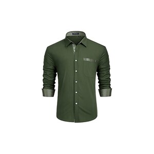 Chemise Tactique Militaire Pour Homme – Manches Longues, Coton, Poches Cargo, Style Casual