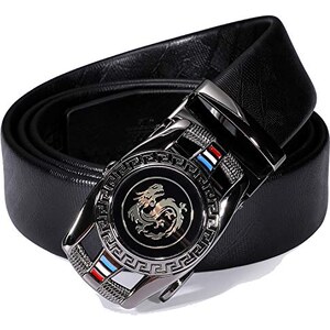 CHAOREN Cintura Uomo Con Fibbia Automatica | Nylon Elastico | Regolabile Senza Fori | Per Golf E Casual - Foto 4