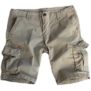 Cargo Uomo Bermuda Estivi Uomo Bermuda Estivi - Pantaloncini Pratici Con Multiple Tasche Bermuda Cotone Multi-tasche Slim Fit Pantaloncini Ciclismo Uomo