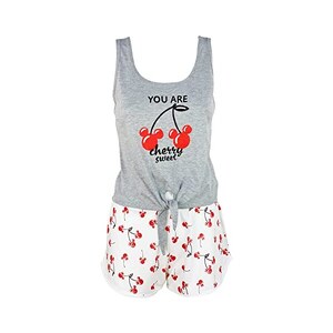 ENRICO COVERI Pigiama Donna Mezza Manica Pantaloncino | ART EP5174 | Abbigliamento Per Famiglie - Foto 13