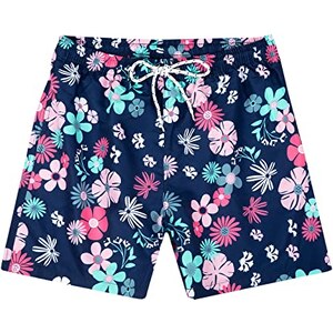 LAYAN-B Pantaloni Corti Donna Vita Alta - Stampa Floreale E Quadri Tartan - Casual In Cotone Per Palestra E Relax