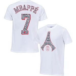 Paris Saint-Germain Maglietta Ufficiale Uomo - Collezione PSG Con Mbappé - Cotone - 6