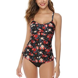 Set Di Costumi Da Bagno In Bikini In Velluto Da Donna Con Gonna Da