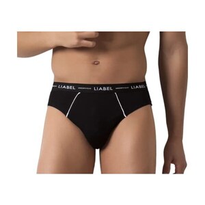 Mutande Uomo Liabel - Pack 4 Slip In Cotone | Bianco, Nero, Grigio, Blu | Comfort E Traspirazione - Foto 10