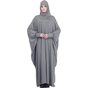 Abito Da Donna Musulmano Abito Chemisier Collare In Piedi Stampato Islamico Abito A Tunica Abito Lungo Dubai Medio Oriente A Copertura Totale Abito