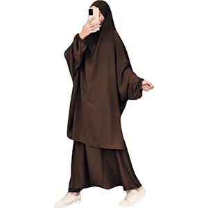Abaya Per Ragazze Musulmane - Caftano A Maniche Lunghe Per Preghiera, Eid E Ramadan, Copertura Completa