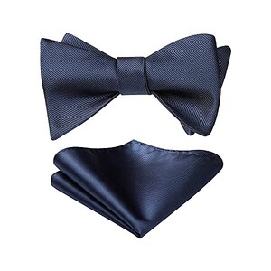 Papillon Uomo Pre-Annodato 5 Pezzi - Tinta Unita, Regolabile, Per Matrimoni E Feste - Foto 3