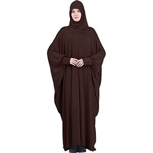 Abaya Da Preghiera In Cotone Per Bambine Con Hijab - Foto 8