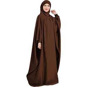 MODSGUE Abaya - Camicia da preghiera da uomo, con collo alto, leggera