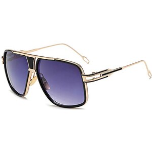 Occhiali Da Sole Stile Pilota Unisex BoGoo - Modello Retrò Con Protezione UV400 - Naselli Regolabili In Silicone - Accessorio Moda Per Uomo E Donna - Non Polarizzati - 2