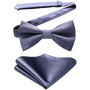 ADAMANT Papillon Uomo Prelegato A Forma Classica – Blu, Qualità Tedesca, Larghezza 6 Cm