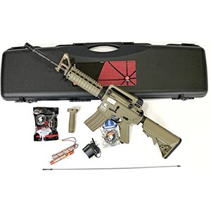 Pistola 19Eleven (6MM) | Arma corta da softair (pallini di plastica) tipo Colt 1911 + valigetta in PVC + caricatore (potenza: 0,5 joule