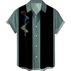 Camicia Estiva Uomo Marvel Spider-Man 100% Poliestere - Stampa Integrale, Nuova Con Etichetta