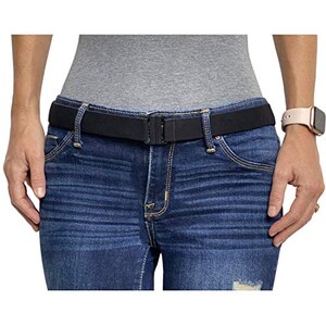 Cintura Elastica Invisibile Da Donna Con Fibbia Piatta - Regolabile E Morbida - Lunghezza 100 Cm - Adatta Per Pantaloni, Gonne, Abiti - Colore Multi