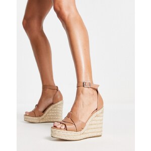 Steve Madden Bigmayven Sandali Con Zeppa Donna | Pelle Cognac | Tacco Comodo Con Cinghia Regolabile E Plantare Sagomato - 4