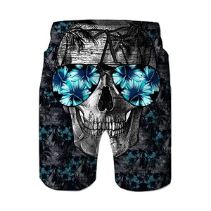 Costumi Uomo Mare 3D Stampato Pantaloncini da Surf con Stampa Estiva Pantaloncini Allentati Casual Pantaloncini Asciutti Rapidi Pantaloni da Spiaggia Costume da Bagno Abbigliamento da Surf -XXXXXL