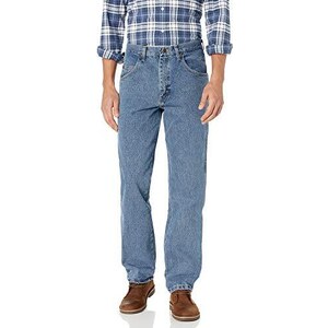 Jeans Uomo Wrangler 5 Stelle Taglio Dritto 42Wx30L Blu Denim - Foto 6