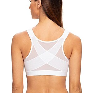 Handful The Closer Reggiseno Sportivo Donna Con Zip Frontale E Chiusura Anteriore - Racerback, Nero, Taglia L - 4