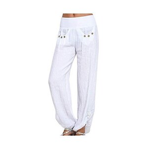 Pantaloni Sportivi Donna RBX Active - Gamba Larga, Tessuto Scuba, Comodi Per Yoga E Tempo Libero