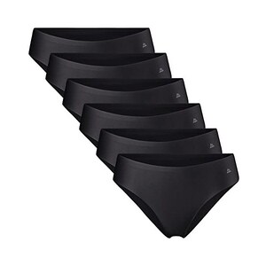 LORMAR Slip Donna Invisibile In Lycra - Taglio Vivo, Comodo E Morbido, Perfetto Sotto I Vestiti Attillati - 5/Nero