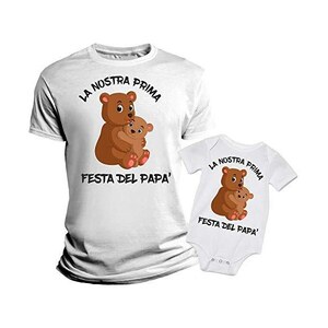 T-shirt Regalo Per Papà Con Frase Figlia – Maglietta Uomo 100% Cotone Festa Del Papà