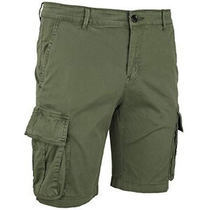 Short Militaire Vintage Brandit Pour Homme - Coupe Classique, Tissu Cotton, Couleur Woodland