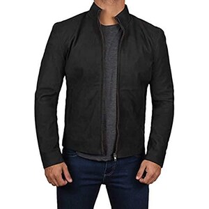 Giacca In Pelle Stile Top Gun – Modello Tom Cruise Maverick – Marrone Con Pelliccia Rimovibile – Taglie Fino A XXXL