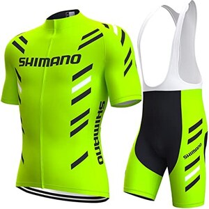 Maglie e pantaloncini da ciclismo a manica corta unisex adulto