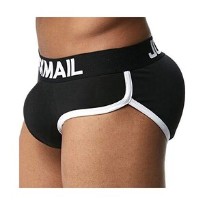 Boxer Uomo Butt Lifter Intimo Imbottito Per Aumentare Il Volume Imbottiture Rimovibili Per Sedere E Fianchi Mutande Push Up Shapewear (Color - Foto 2